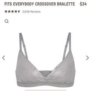 NWT skims bralette set